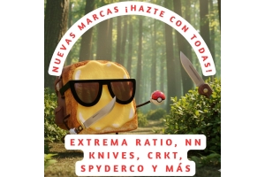 Actualización de marcas: Extrema Ratio, NN Knives, Spyderco y mucho más