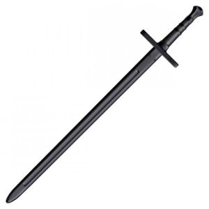 Espada de entrenamiento Cold Steel 92BKHNH Hand and a Half Training Sword con hoja de goma (polipropileno) de 86,4 cm