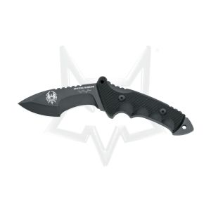 Cuchillo Italiano FOX SPECWOG WARRIOR FX-0171113 con hoja de acero Böhler N690Co de 11,5 cm y empuñadura de G10 color negro de 14 cm