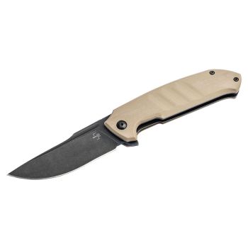 Navaja Böker Plus Barchan con hoja de 10 cm en acero 440B y empuñadura de G10 de 10 cm