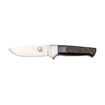 Cuchillo Salamandra Nestor 407753 con hoja de acero Böhler N695 de 11 cm y empuñadura de búfalo de 12 cm    