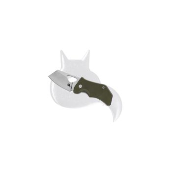 Navaja Blackfox KIT BF-752 OD con hoja de acero 440C de 5 cm y empuñadura de G-10 negro de 6,5 cm