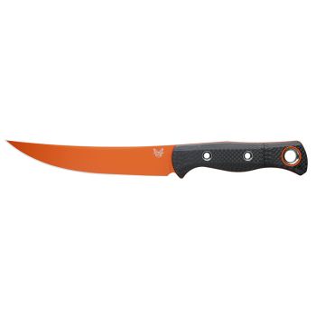 Cuchillo Benchmade Meatcrafter 15500OR-2 con hoja de acero CPM S45VN de 15.4 cm y empuñadura de Aluminio Carbono de 12.7 cm