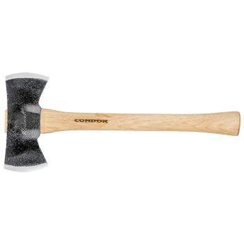Hacha Condor Hacha Nessmuk 63877 con hoja de acero al carbono 1060 de 15.1 cm y empuñadura de Nogal de 20.1 cm