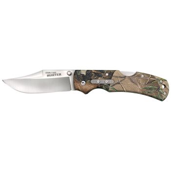 Navaja Cold Steel Double Safe Hunter 23JE con hoja de acero 8Cr13MoV de 8.90 cm y empuñadura de GFN de 12.40 cm