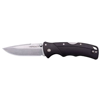 Navaja Cold Steel Verdict 4116SS FLC3SPSS con hoja de acero 4116SS de 7.60 cm y empuñadura de GFN de 10.80 cm