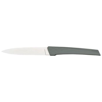 Juego de mesa de 6 cuchillos Florinox – Serie Kiana (Antracita) con hoja de acero X35Cr16N de 10.4 cm y empuñadura de poliamida y fibra de vidrio de 12.2 cm