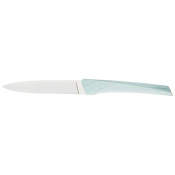 Juego de mesa de 6 cuchillos Florinox – Serie Kiana (Azul Celeste) con hoja de acero X35Cr16N de 10.4 cm y empuñadura de poliamida y fibra de vidrio de 12.2 cm