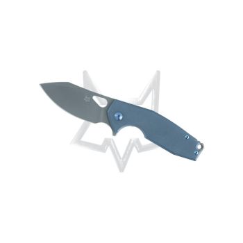 Navaja Fox Yaru FX-527 TI con hoja de acero CPM S90V de 7 cm y empuñadura de titanio de 10 cm