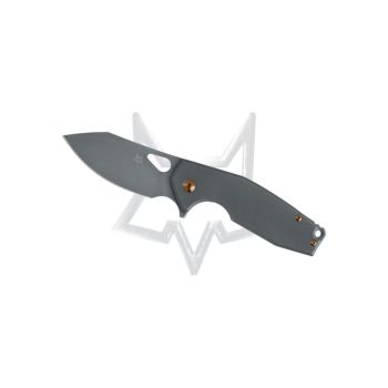Navaja Fox Yaru FX-527 TIPVD con hoja de acero CPM S90V de 7 cm y empuñadura de titanio de 10 cm