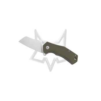 Navaja Fox Italico FX-540 G10OD con hoja de acero M390 de 6 cm y empuñadura acero inoxidable de 9 cm