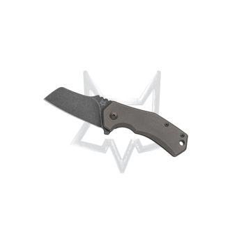 Navaja Fox Italico FX-540 TIB con hoja de acero M390 de 6 cm y empuñadura acero inoxidable de 9 cm