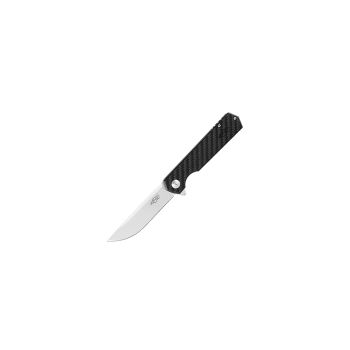 Navaja Ganzo Firebird FH11 con hoja de acero D2 de 8.8 cm y empuñadura de Fibra de carbono de 11.7 cm