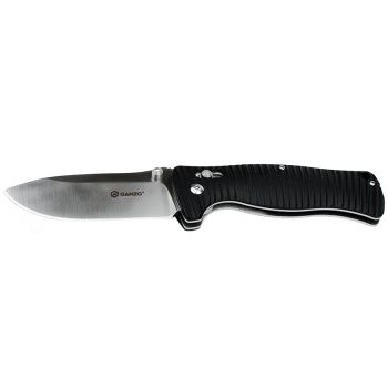 Navaja Ganzo Firebird F720-BK con hoja de acero 440C (Inox) de 9.0 cm y empuñadura de G10 de 12.0 cm