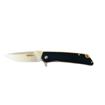 Navaja JKR PRO 003 con hoja de acero D2 de 8,5 cm y empuñadura de G-10 de 11 cm