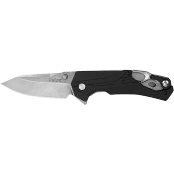 Navaja Drivetrain con hoja de acero D2 de 8.10 cm y empuñadura de GFN de 11.20 cm.