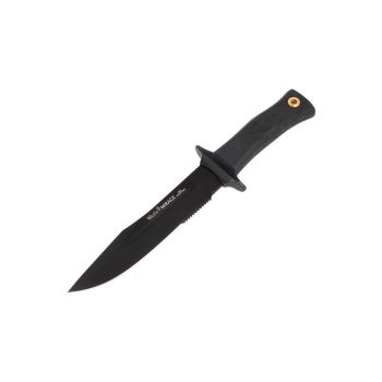 Muela Cuchillo Mirage MIRAGE-18N hoja de acero MoVa de 18 cm con recubrimiento antifricción PTFE y puño de goma.