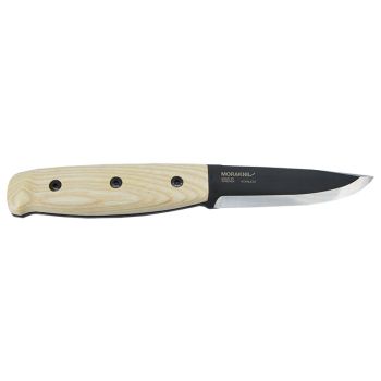 Cuchillo Morakniv Wit BlackBlade (S) Ash Wood con hoja de acero Acero inoxidable de 10.3 cm y empuñadura de Fresno de 11.0 cm