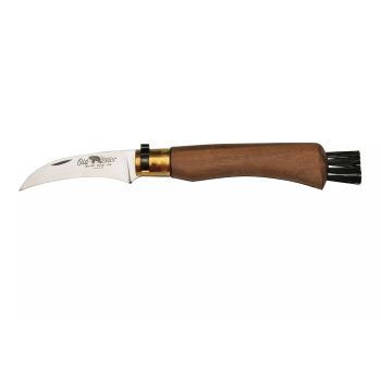 Navaja Old Bear Setas o micológica con hoja de acero 420 Nitrogen de 7 cm y empuñadura de nogal de 13 cm. Seguro Lupo Lock