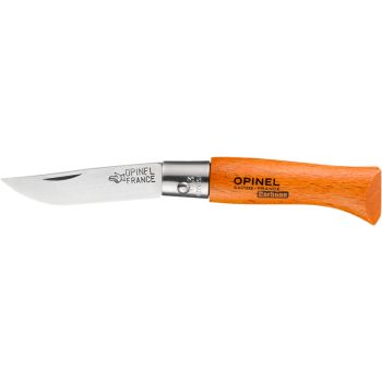 Navaja Opinel Tradition Carbono Nº03 con hoja de acero Carbono de 4.0 cm y empuñadura de Haya de 5.5 cm