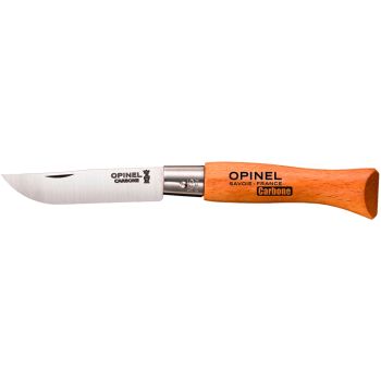 Navaja Opinel Tradition Carbono Nº05 con hoja de acero Carbono de 6.0 cm y empuñadura de Haya de 8.0 cm