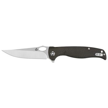 Navaja Gannet con hoja de acero 154CM de 8.6 cm y empuñadura de Carbono Micarta de 11.4 cm
