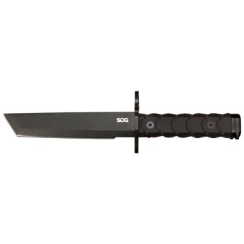 Cuchillo SOG Bayonet con hoja de acero AUS8 de 18.0 cm y empuñadura de G10 de 12.9 cm