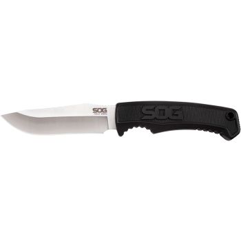 Cuchillo SOG Field Knife con hoja de acero 7Cr17Mov de 10.2 cm y empuñadura de TPR de 11.4 cm