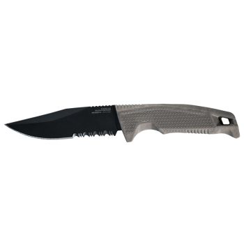 Cuchillo SOG Recondo FX - Desierto con hoja de acero Acero 440C Criogénico de 11.7 cm y empuñadura de Caucho de 12.7 cm