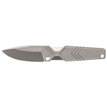 Cuchillo TB OUTDOOR Impact 127 con hoja de acero MOX de 7.6 cm y empuñadura de Acero de 11.4 cm