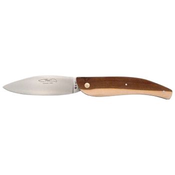 Navaja TMC 20-16 Plein Manche madera de pistacho con hoja de acero 12C27 de 10.5 cm y empuñadura de pistacho de 10.0 cm