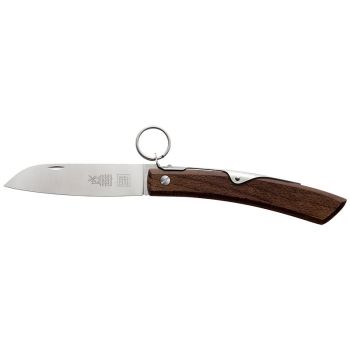 Navaja Windmühlenmesser IBEX 100 10 cm haya con hoja de acero 102Cr6 de 10.0 cm y empuñadura de Madera de haya de 14.0 cm