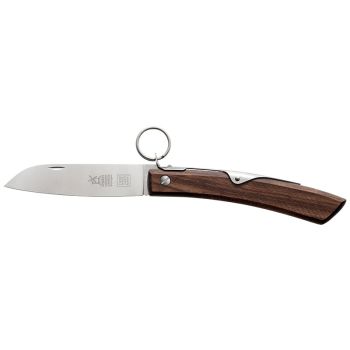 Navaja Windmühlenmesser IBEX 100 10 cm nogal negro con hoja de acero 102Cr6 de 10.0 cm y empuñadura de Nogal negro de 14.0 cm