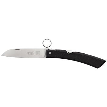 Navaja Windmühlenmesser IBEX 120 12 cm Stonewash POM con hoja de acero Cr7MoV de 12.0 cm y empuñadura de POM de 17.0 cm