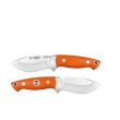 Cuchillo Cudeman 205-J Huracán hoja de acero Böhler N-690Co de 9 cm y empuñadura de G-10 naranja con separador negro de 12 cm
