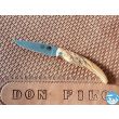 Navaja Cudeman Don Filo Albacete con hoja de acero sandvik 14c28n de 9 cm y empuñadura de olivo natural de 11 cm