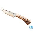 Cuchillo Montcabrer fabricado por J&V con hoja de acero slepiner 