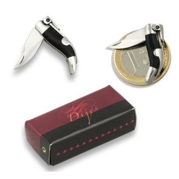 Navaja Teja con hoja de acero 3Cr13Mov de 1.60 cm y empuñadura de ABS/Negro de 2.40 cm