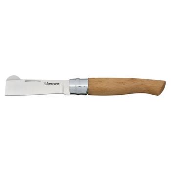 Navaja Extremeña Injertar 01784 con hoja de acero 3Cr13Mov de 7,5 cm y empuñadura de Madera Natural de 11 cm.