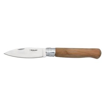 Navaja Cabritera Nº 10 con hoja de acero 3Cr13Mov de 9.50 cm y empuñadura de Madera Natural de 12.80 cm