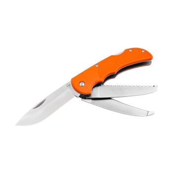 Navaja Böker Plus HL Tripple Pocket Knife 01BP0058 con hoja de acero 440C (acero inoxidable) de 8.4 cm y empuñadura de FRN de 10.9 cm