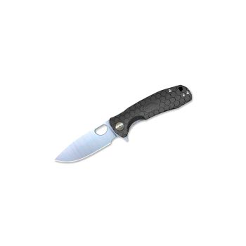Navaja Honey Badger Flipper Medium Black con hoja de acero 8Cr13MoV de 8.1 cm y empuñadura de FRN de 10.4 cm