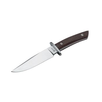 Cuchillo Böker Plus Arbolito Esculta Ebenholz 02BA593W con hoja de acero Acero N695 de 14,50 cm y empuñadura de ébano de 14,80 cm