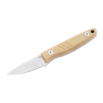 Cuchillo Böker Plus Five Point Nine con hoja de 5.9 cm en acero 440C y empuñadura de Micarta de 9.8 cm