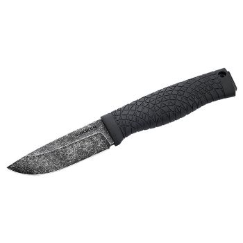 Cuchillo Böker Bronco Mini 121505 con hoja de Acero 80CrV2 de 8.90 cm y empuñadura de TPE (Elastómero termoplástico) de 12.10 cm