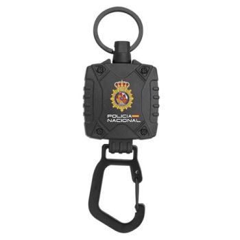 Llavero Extensible Negro ABS Cuchillo/ Mosquetó 16246-NEUM36 Barbaric.