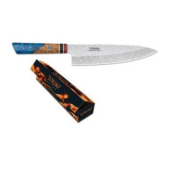 Cuchillo GYUTO TOKISU hoja Damasco Hoja de 21 5
