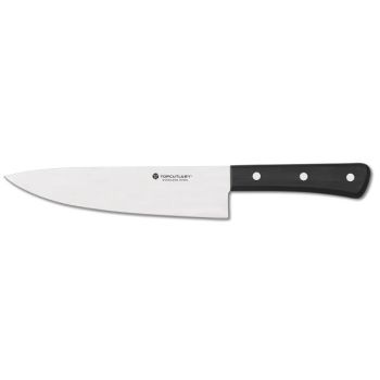 Cuchillo Top Cutlery Cocinero 17487 con hoja de acero 3Cr13Mov de 20 cm y empuñadura de ABS de 12,2 cm.