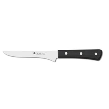 Cuchillo Top Cutlery Deshuesador 17488 con hoja de acero 3Cr13Mov de 15 cm y empuñadura de ABS de 12,2 cm.