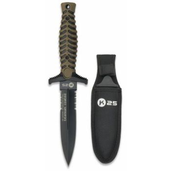 Cuchillo K25 Titanium Coated con funda Hoja 12,5 cm Ref. 32206